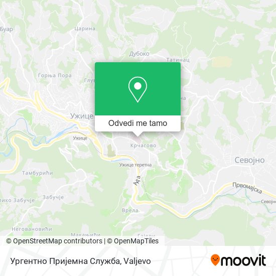 Ургентно Пријемна Служба mapa