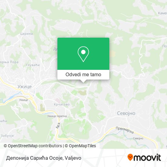 Депонија Сарића Осоје mapa