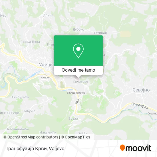 Трансфузија Крви mapa