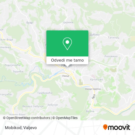 Mobikod mapa