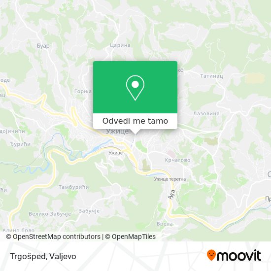 Trgošped mapa