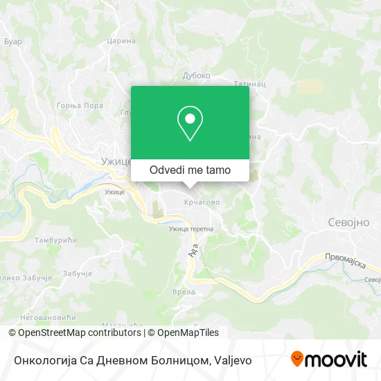 Онкологија Са Дневном Болницом mapa
