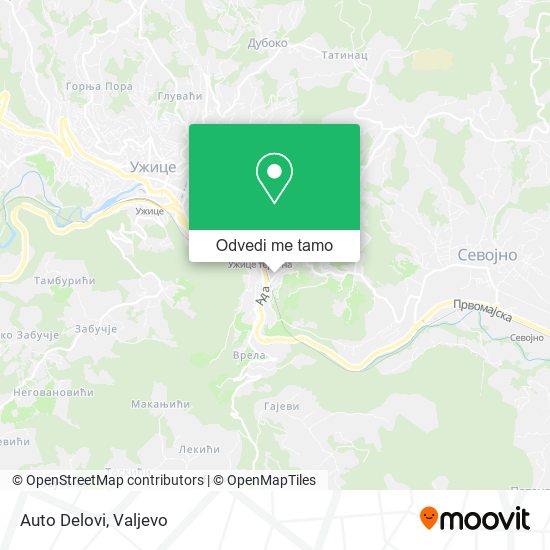 Auto Delovi mapa