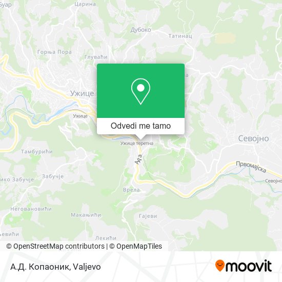 А.Д. Копаоник mapa
