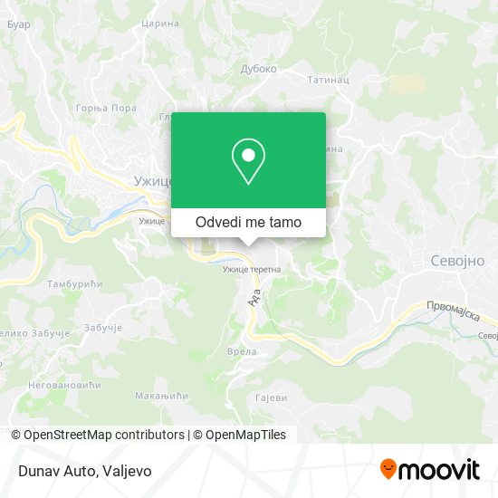 Dunav Auto mapa