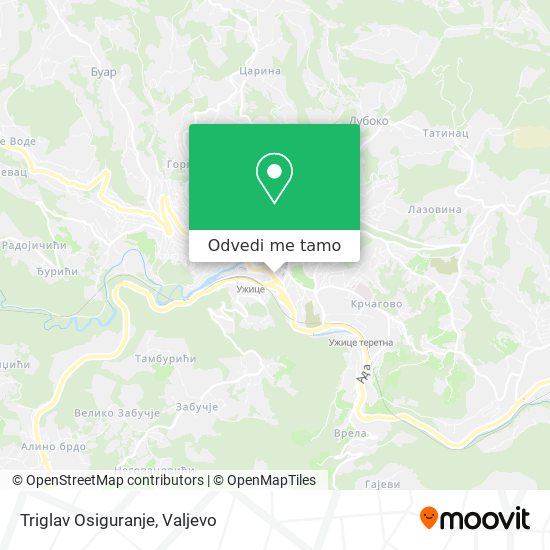 Triglav Osiguranje mapa