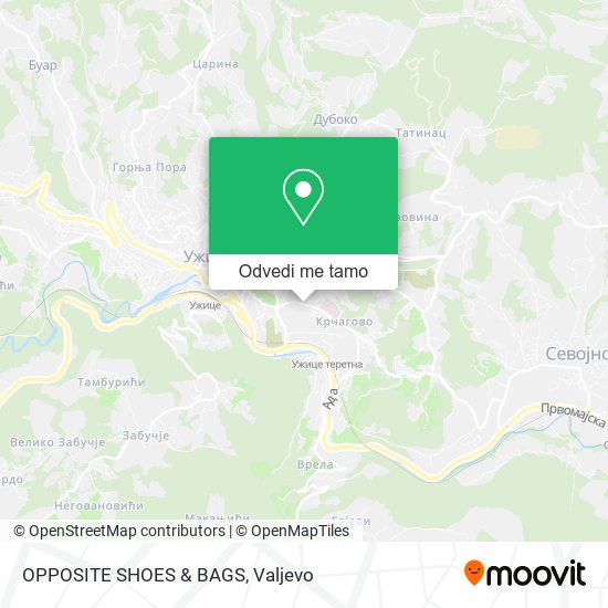 OPPOSITE SHOES & BAGS mapa