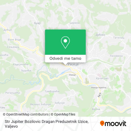 Str Jupiter Bozilovic Dragan Preduzetnik Uzice mapa