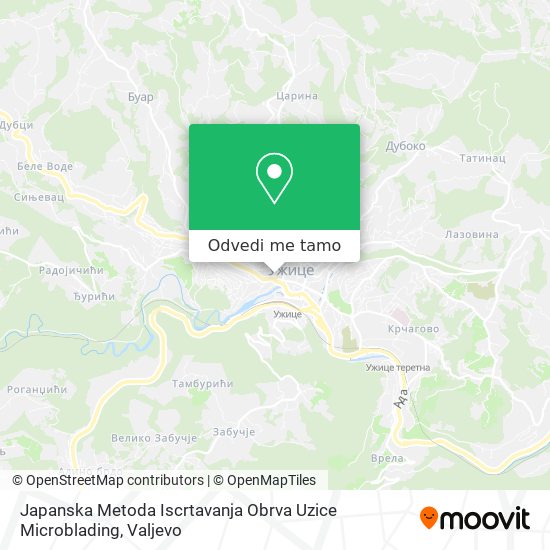 Japanska Metoda Iscrtavanja Obrva Uzice Microblading mapa