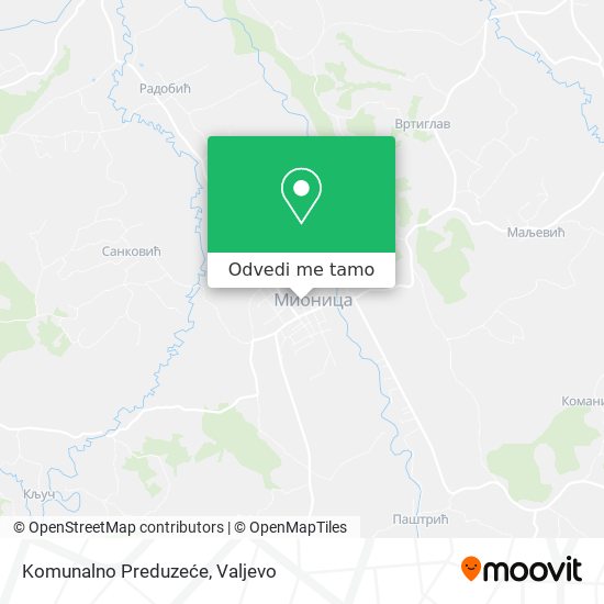 Komunalno Preduzeće mapa