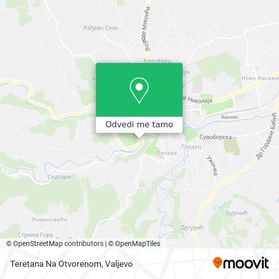 Teretana Na Otvorenom mapa