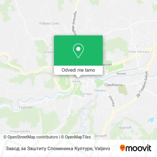 Завод за Заштиту Споменика Културе mapa