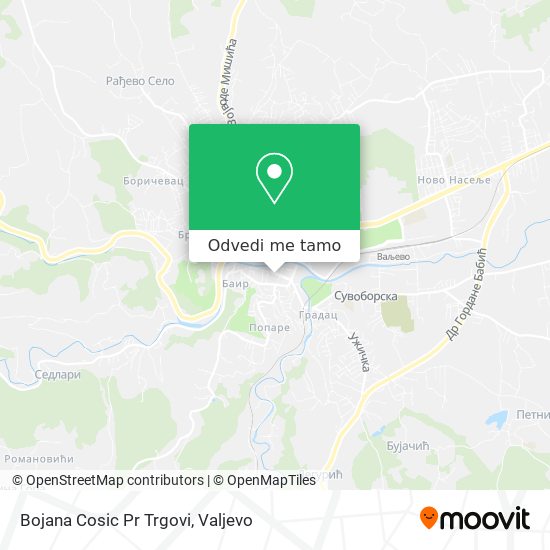 Bojana Cosic Pr Trgovi mapa