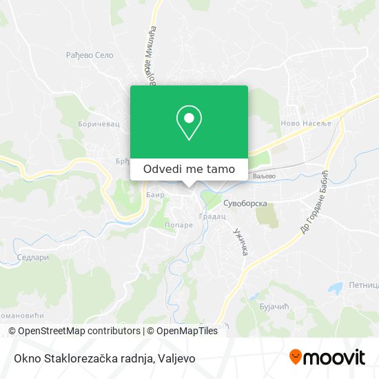Okno Staklorezačka radnja mapa