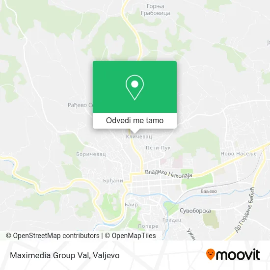 Maximedia Group Val mapa