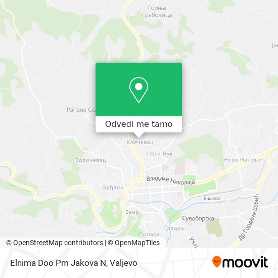 Elnima Doo Pm Jakova N mapa