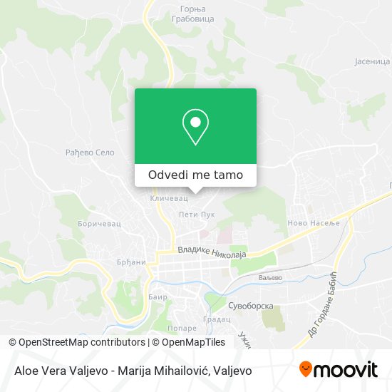 Aloe Vera Valjevo - Marija Mihailović mapa