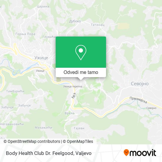 Body Health Club Dr. Feelgood mapa