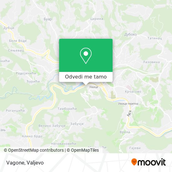 Vagone mapa