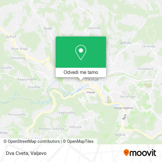 Dva Cveta mapa