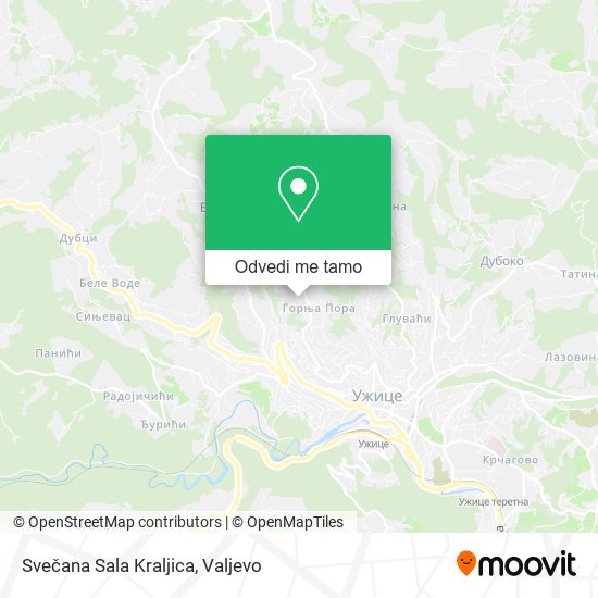 Svečana Sala Kraljica mapa