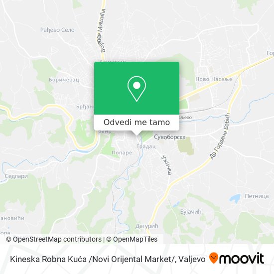 Kineska Robna Kuća /Novi Orijental Market/ mapa