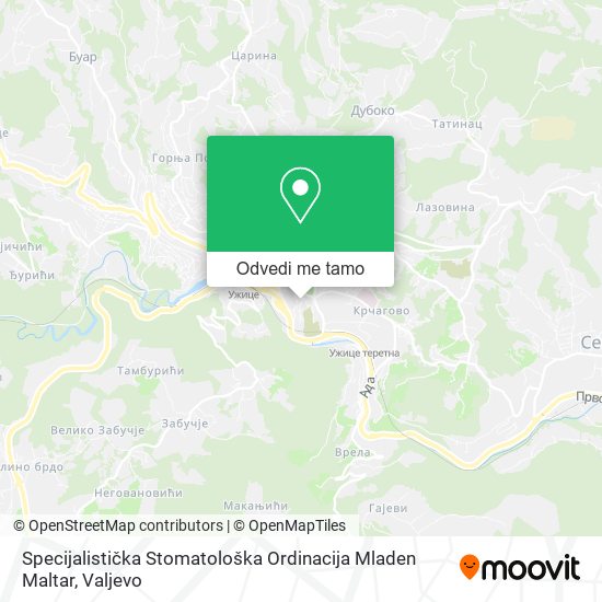 Specijalistička Stomatološka Ordinacija Mladen Maltar mapa