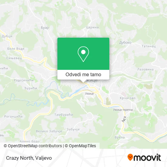 Crazy North mapa