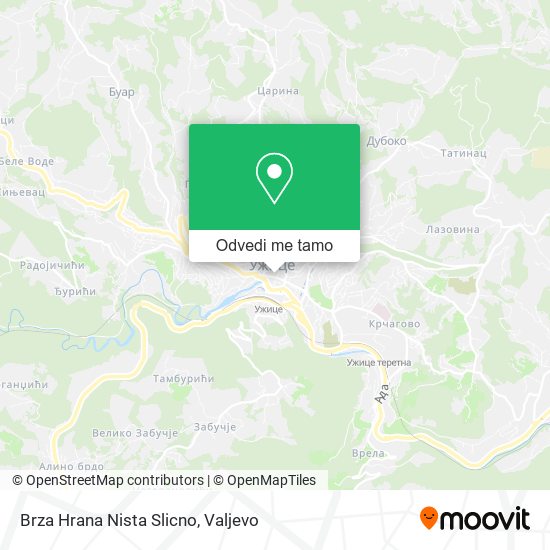 Brza Hrana Nista Slicno mapa