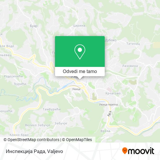 Инспекција Рада mapa
