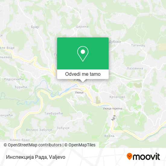 Инспекција Рада mapa