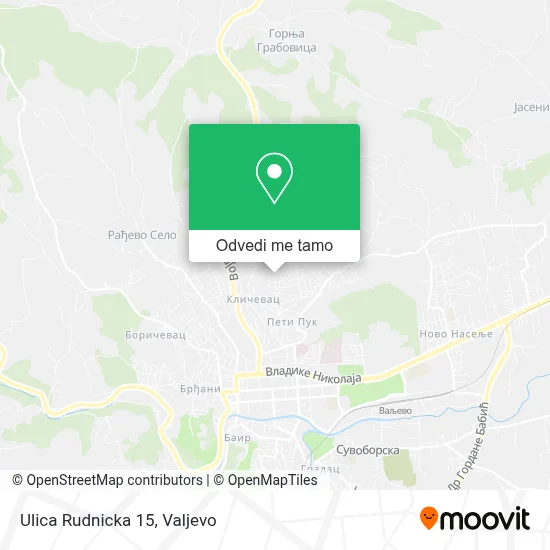 Ulica Rudnicka 15 mapa