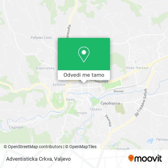 Adventisticka Crkva mapa