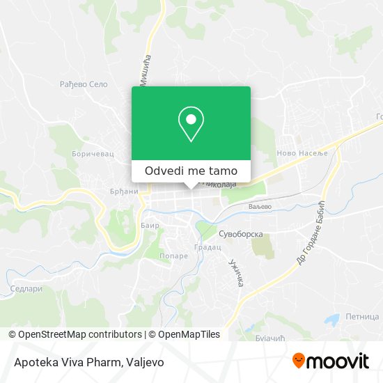 Apoteka Viva Pharm mapa