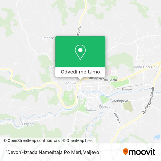 "Devon"-Izrada Nameštaja Po Meri mapa