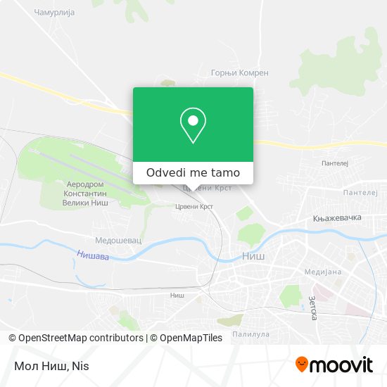 Мол Ниш mapa