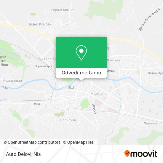 Auto Delovi mapa