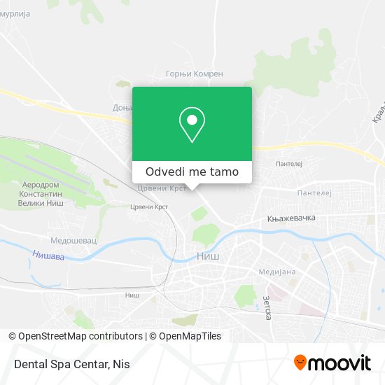 Dental Spa Centar mapa