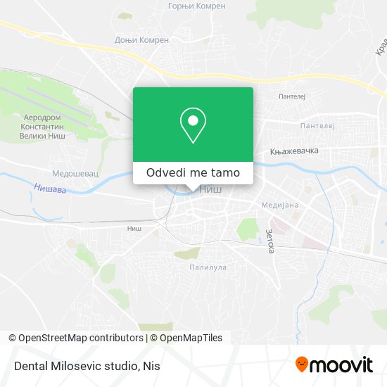 Dental Milosevic studio mapa