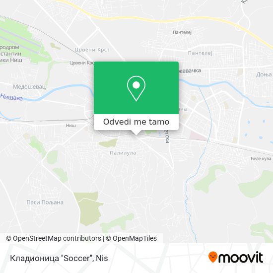 Кладионица ''Soccer'' mapa