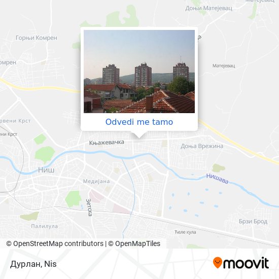 Дурлан mapa
