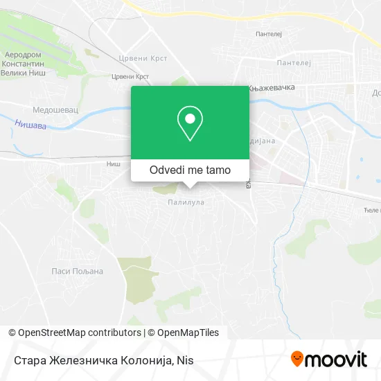 Стара Железничка Колонија mapa