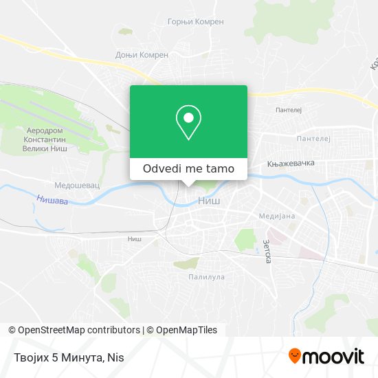 Твојих 5 Минута mapa