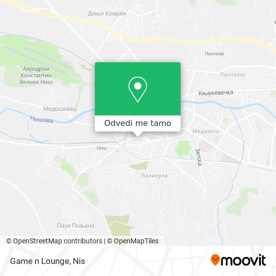 Game n Lounge mapa