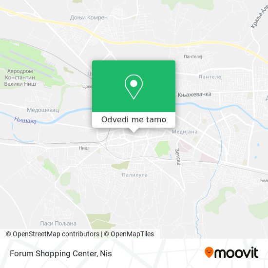 Forum Shopping Center mapa