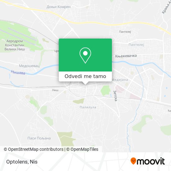 Optolens mapa