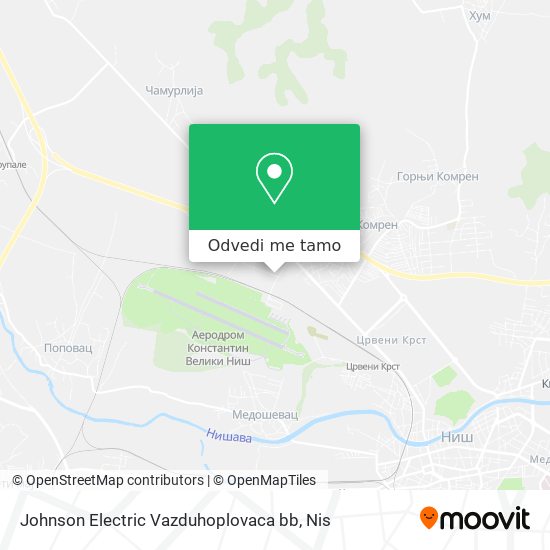 Johnson Electric Vazduhoplovaca bb mapa
