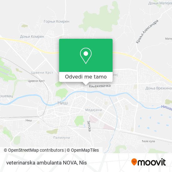 veterinarska ambulanta NOVA mapa