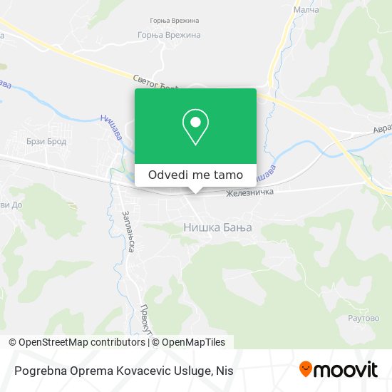 Pogrebna Oprema Kovacevic Usluge mapa