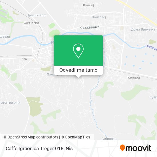 Caffe Igraonica Treger 018 mapa